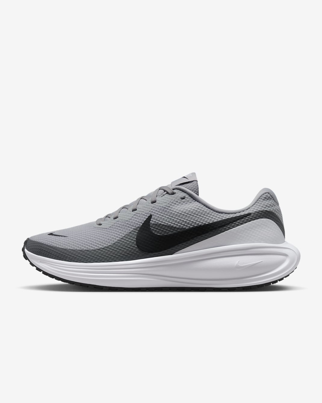 Nike Revolution 8 Men's Road Running Shoes - Light Smoke Grey/Smoke Grey/White/Black