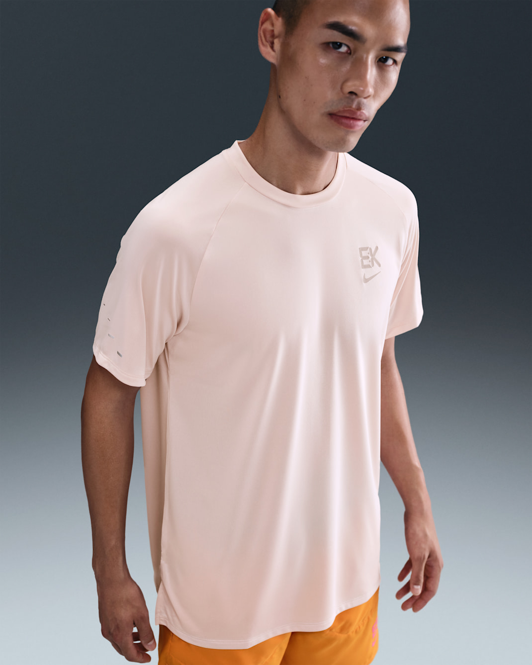 ナイキ ストライド エリウド・キプチョゲ メンズ Dri-FIT ADV ショートスリーブ ランニングトップ - シルトレッド