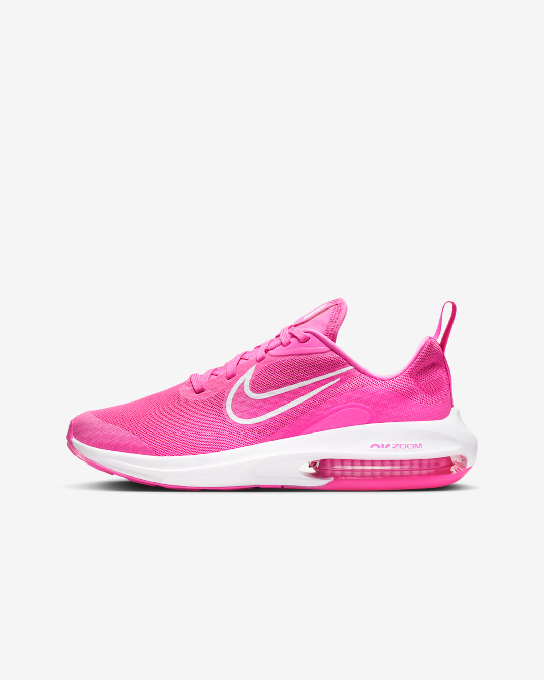 Nike Air Zoom Arcadia 2 Older Kids' Road Running Shoes - Laser Fuchsia/White/White