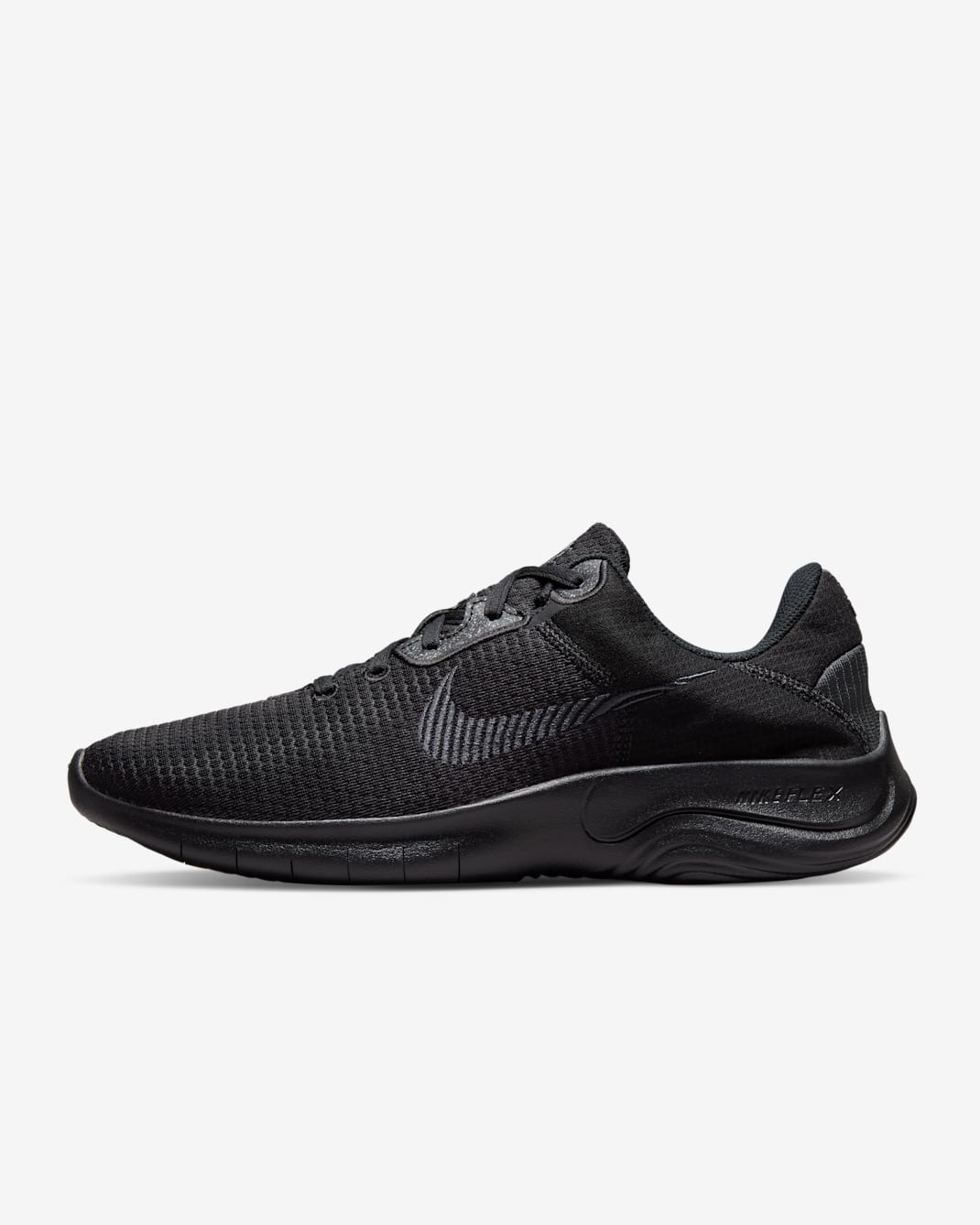 Nike Flex Experience Run 11 Men's Road Running Shoes - Black/Dark Smoke Grey