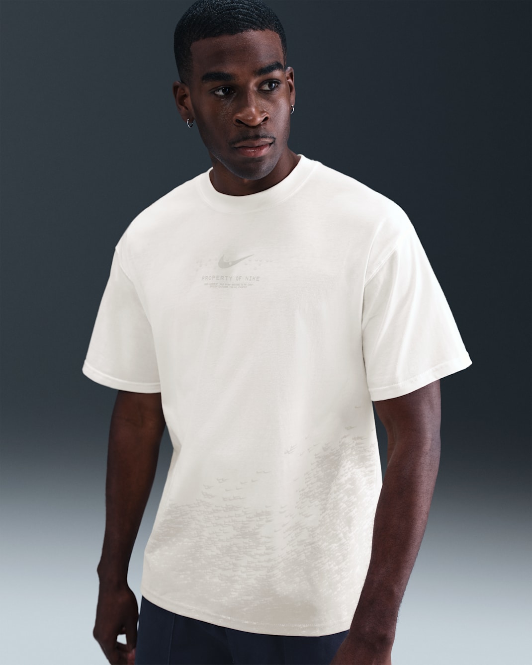 Playera Max90 para hombre Nike Sportswear - Vela/Hueso claro