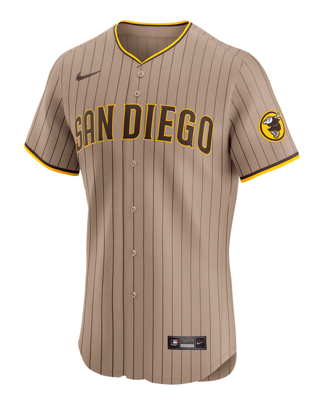 Fernando Tatis Jr. San Diego Padres Men's Nike Dri-FIT ADV MLB Elite Jersey - Tan/Beige