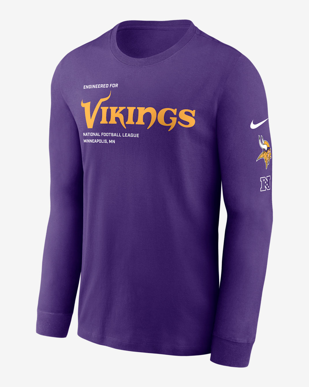 Minnesota Vikings Play To Win Essential Men's Nike NFL Long-Sleeve T-Shirt - Court Purple