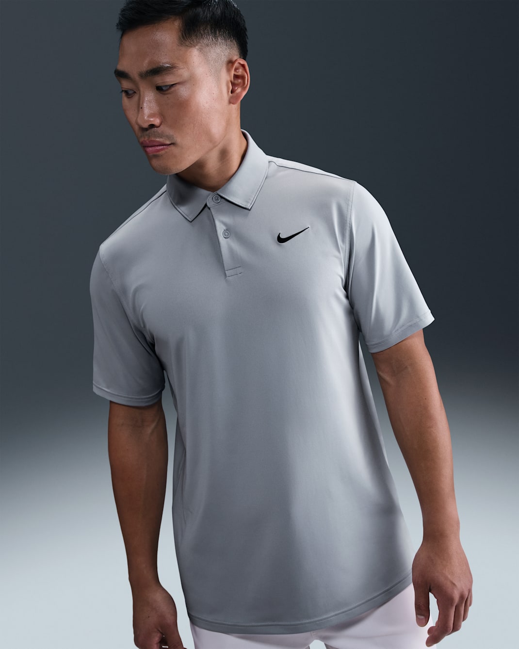 Nike Velocity Men's Dri-FIT Golf Polo - Wolf Grey/Black