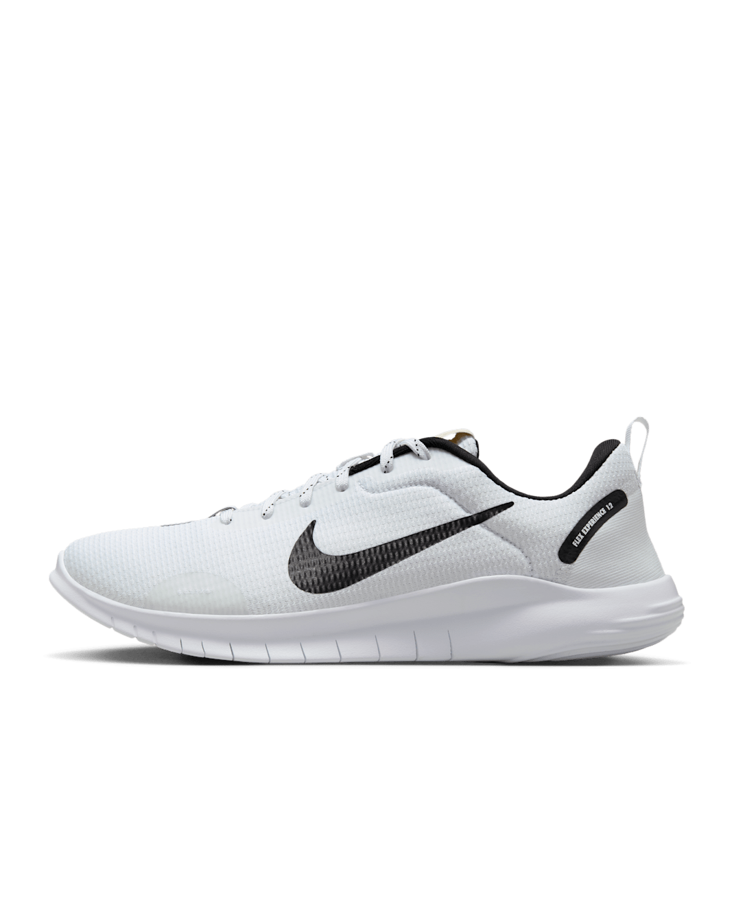 Nike Flex Experience Run 12 Men's Road Running Shoes - White/White/Black