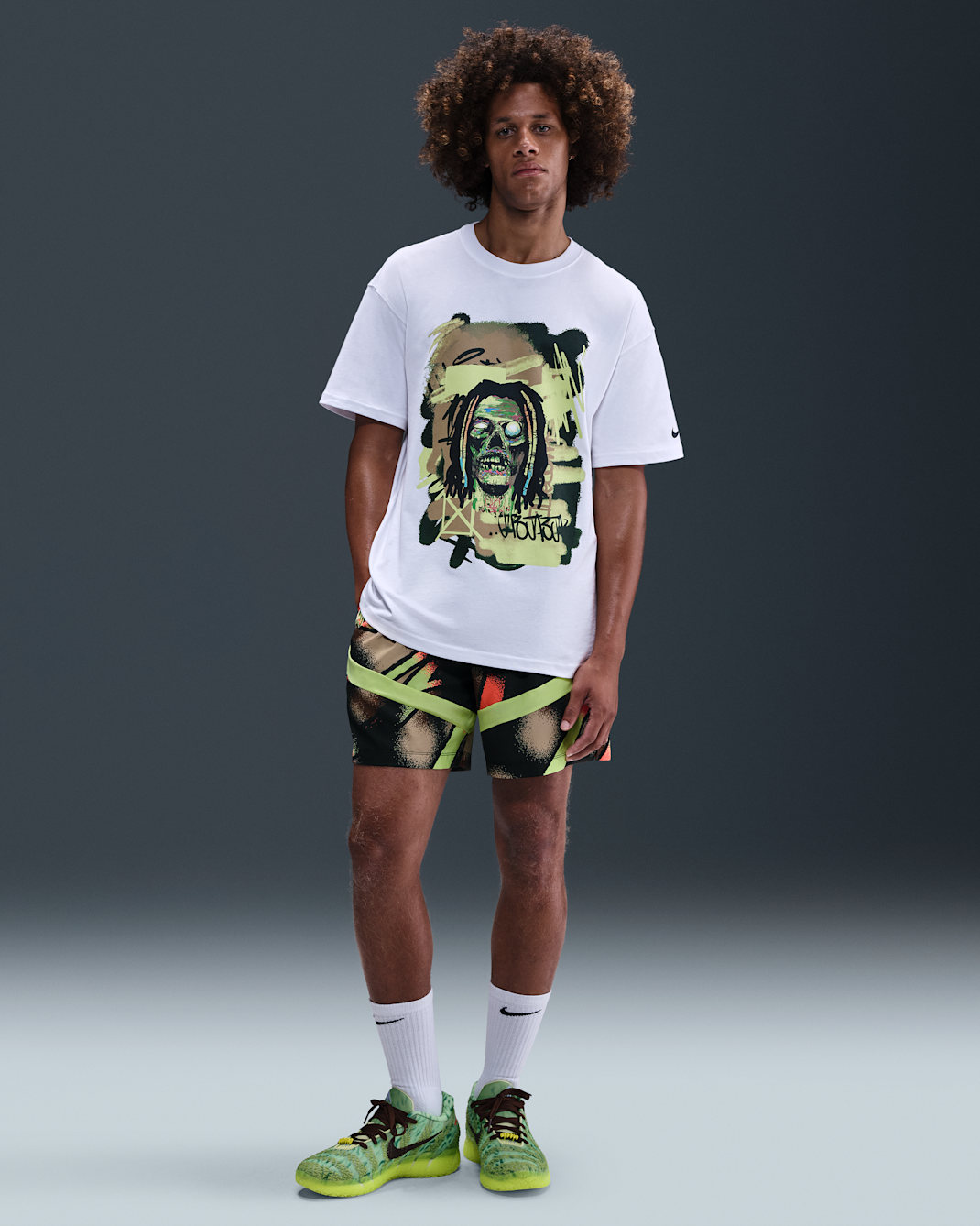 Calções de basquetebol de 15 cm Dri-FIT Icon Ja para homem - Light Lemon Twist/Hemp/Light Lemon Twist
