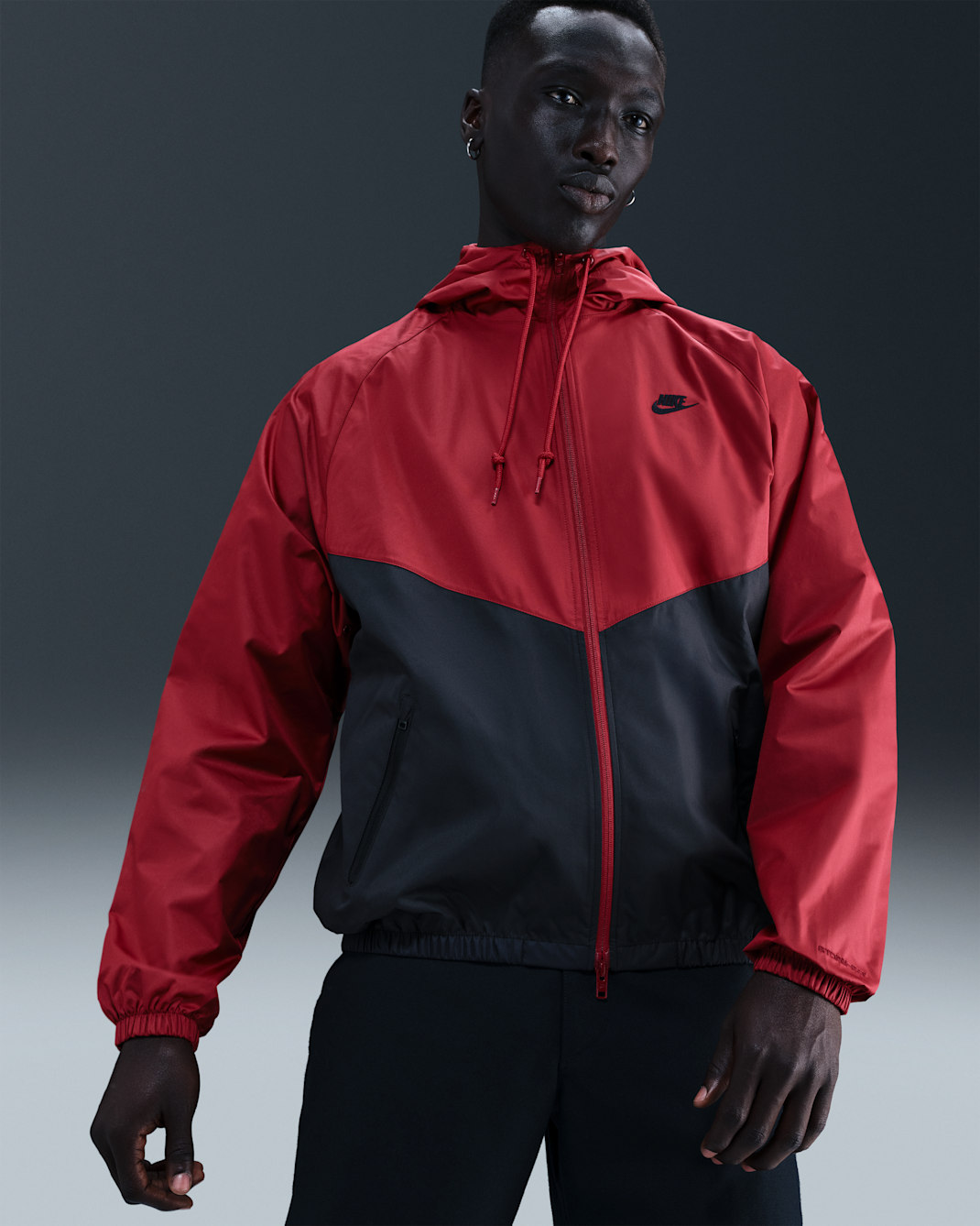 Nike Windrunner Men's Lined Jacket - Team Crimson/Black/Black