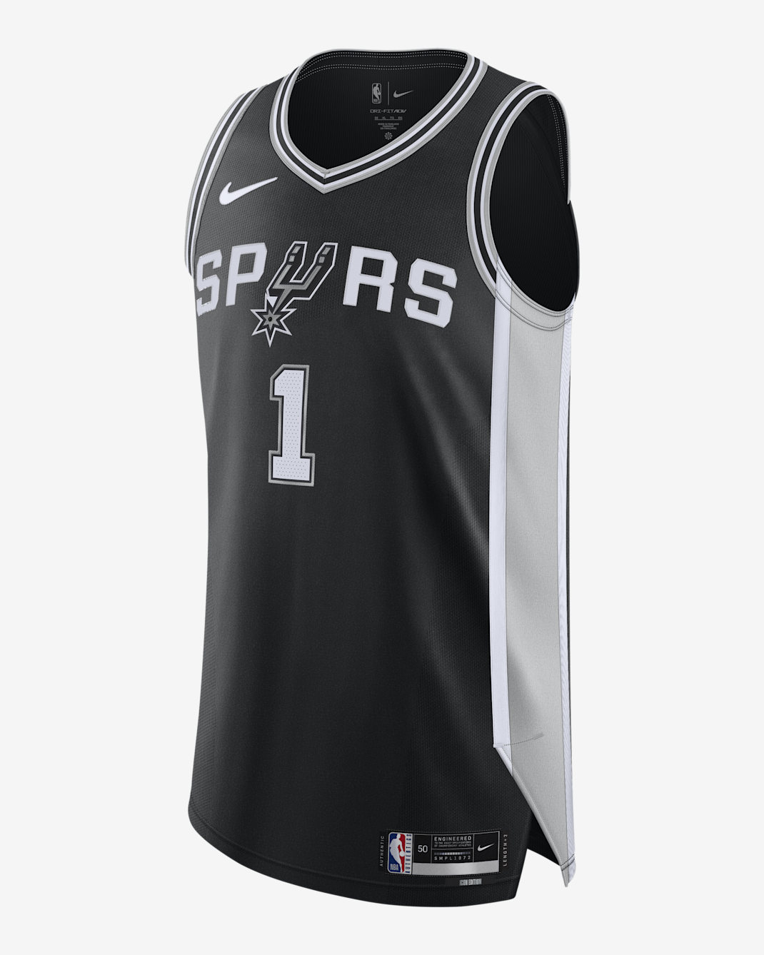 Spurs Icon Edition 2020 Men's Nike NBA Authentic Jersey - Black