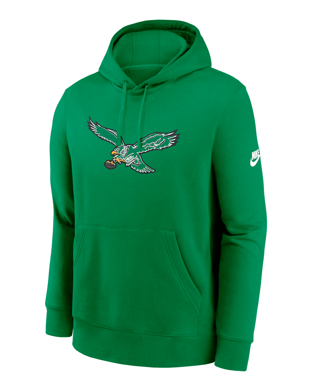Philadelphia Eagles Club Logo Men's Nike NFL Pullover Hoodie - Pine Green