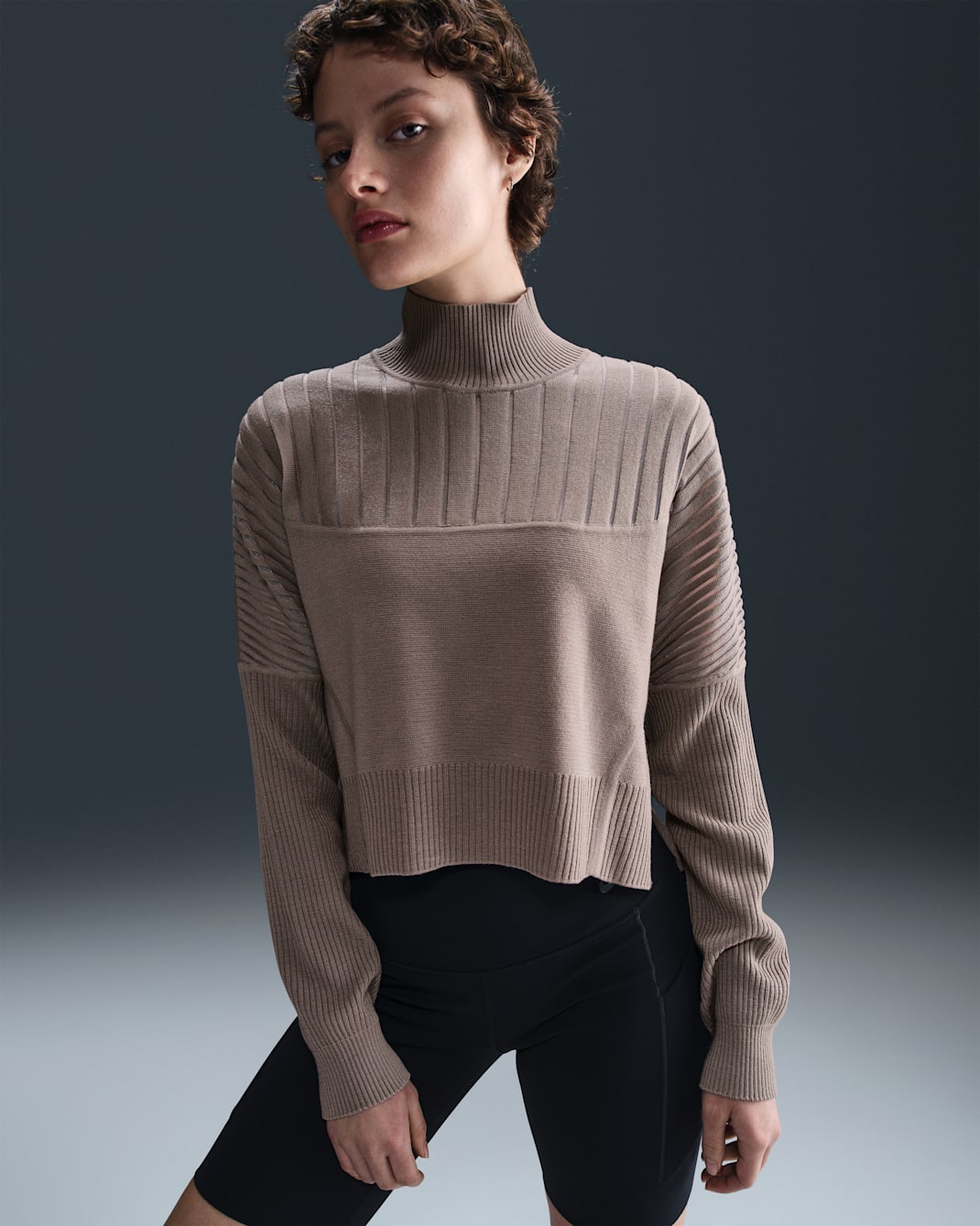 ナイキ Every Stitch Considered ウィメンズ ニット セーター - セピアストーン/クリア