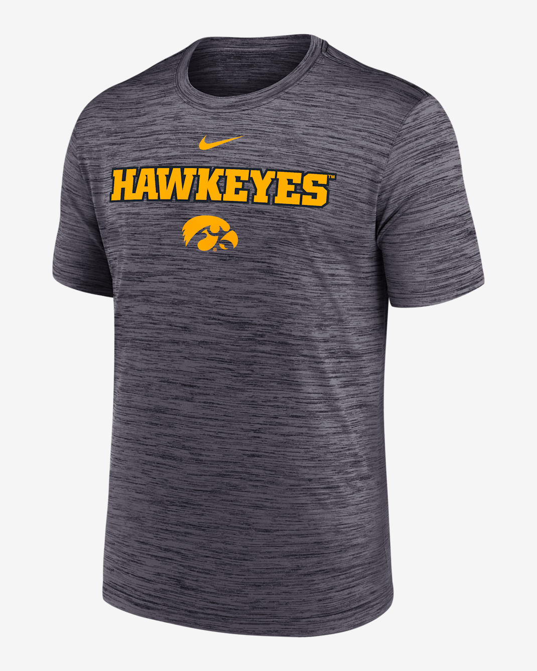 Playera universitaria Nike Dri-FIT para hombre Iowa Sideline Velocity - Negro