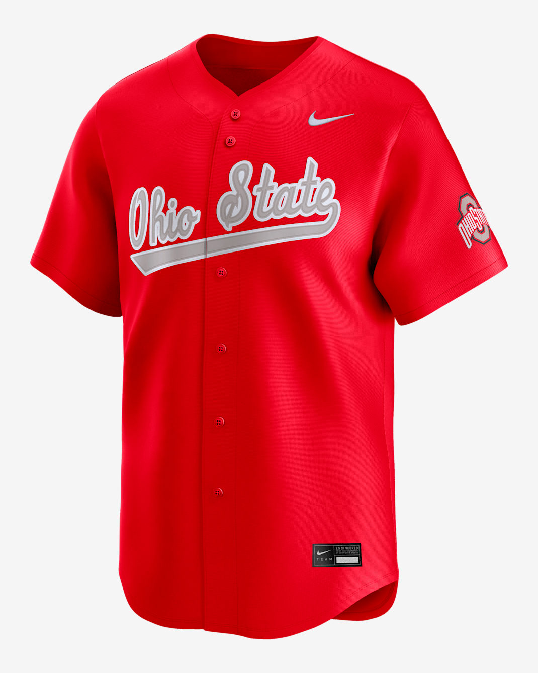 Ohio State Buckeyes Men's Nike College Limited Baseball Jersey - Red