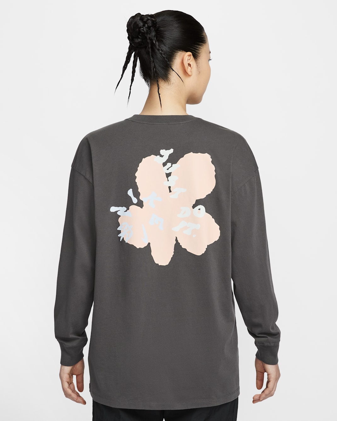 Nike Sportswear Women's Long-Sleeve Top - Medium Ash