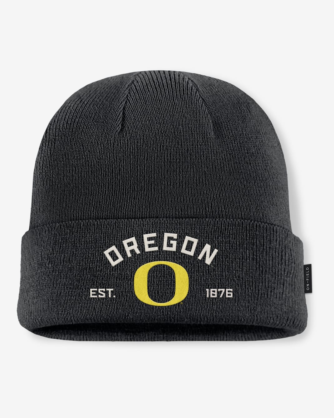 Oregon 2025 Military Appreciation Men's Nike College Cuffed Beanie - Black