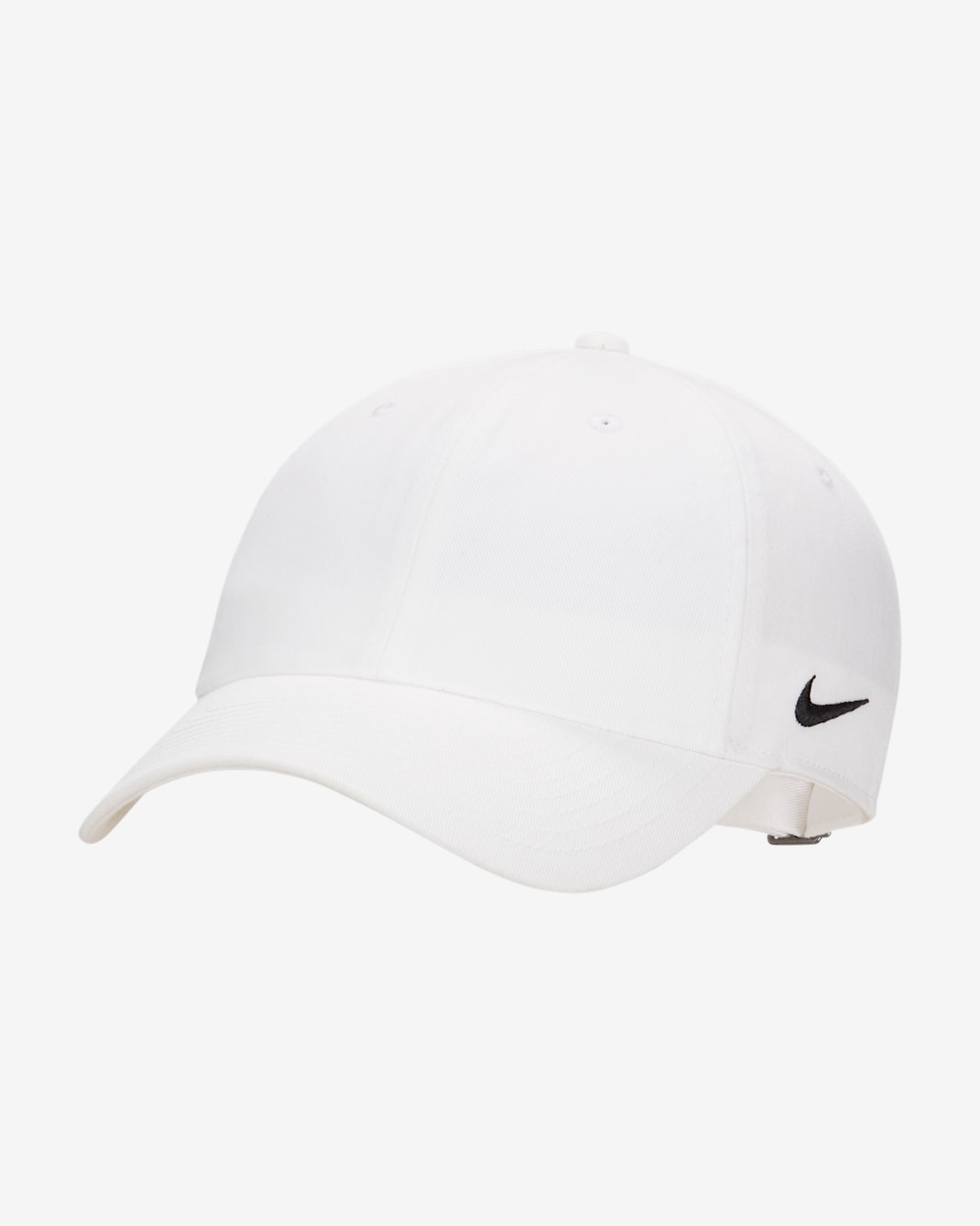 Nike Club Cap Unstructured Cap - White/Black