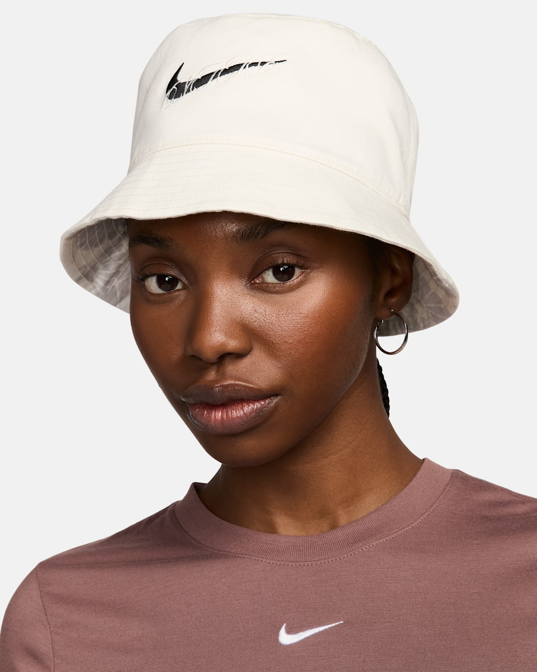 Nike Apex Reversible Bucket Hat - Sail/Black