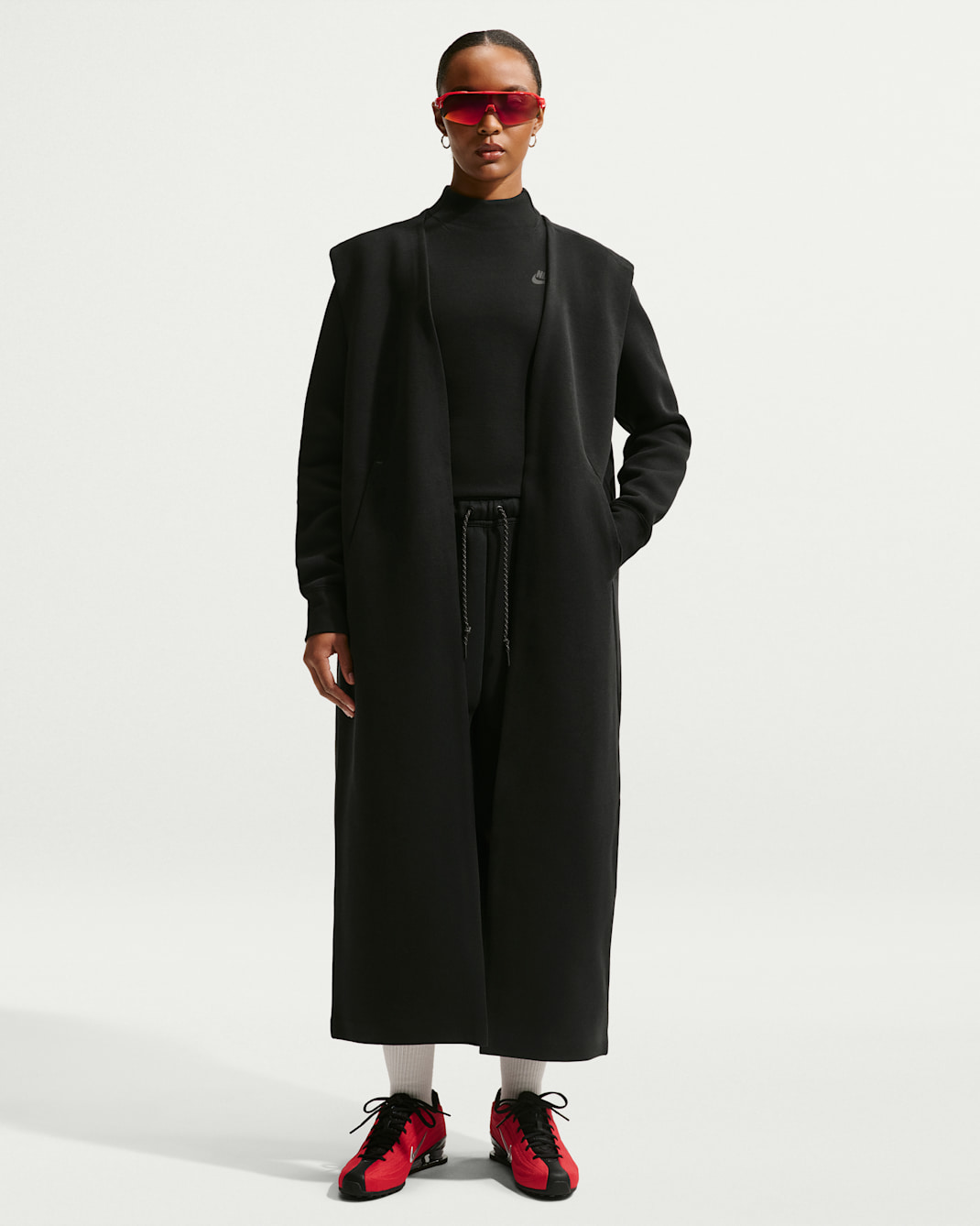 Nike Sportswear Tech Fleece Women's Oversized Sleeveless Duster - Black/Black