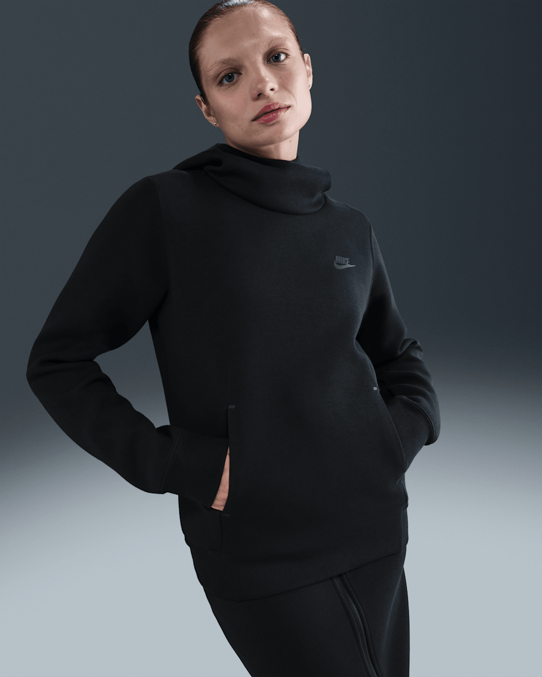 Nike Sportswear Tech Fleece Women's Hoodie - Black/Black