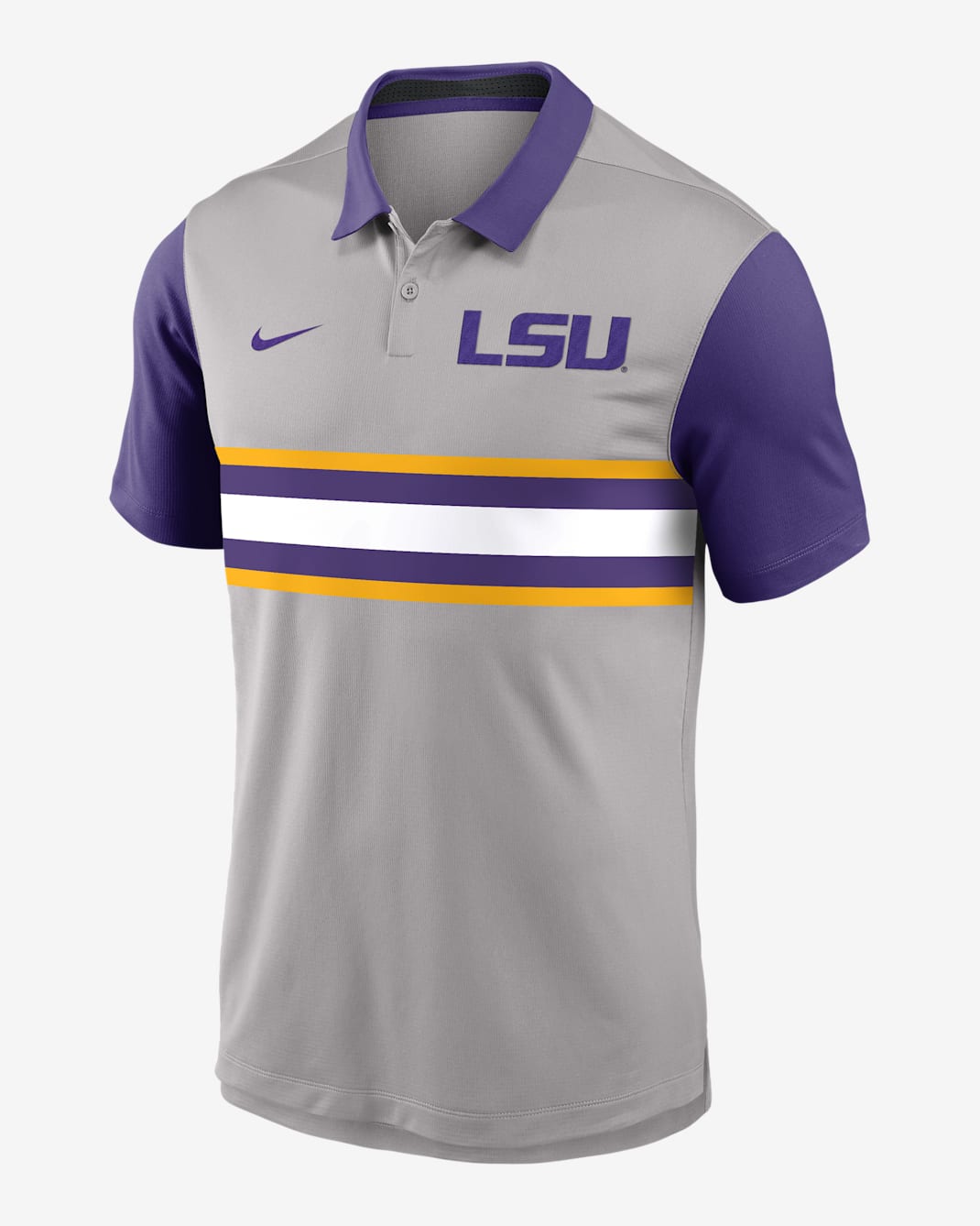 LSU Vapor Men's Nike Dri-FIT College Polo - Grey