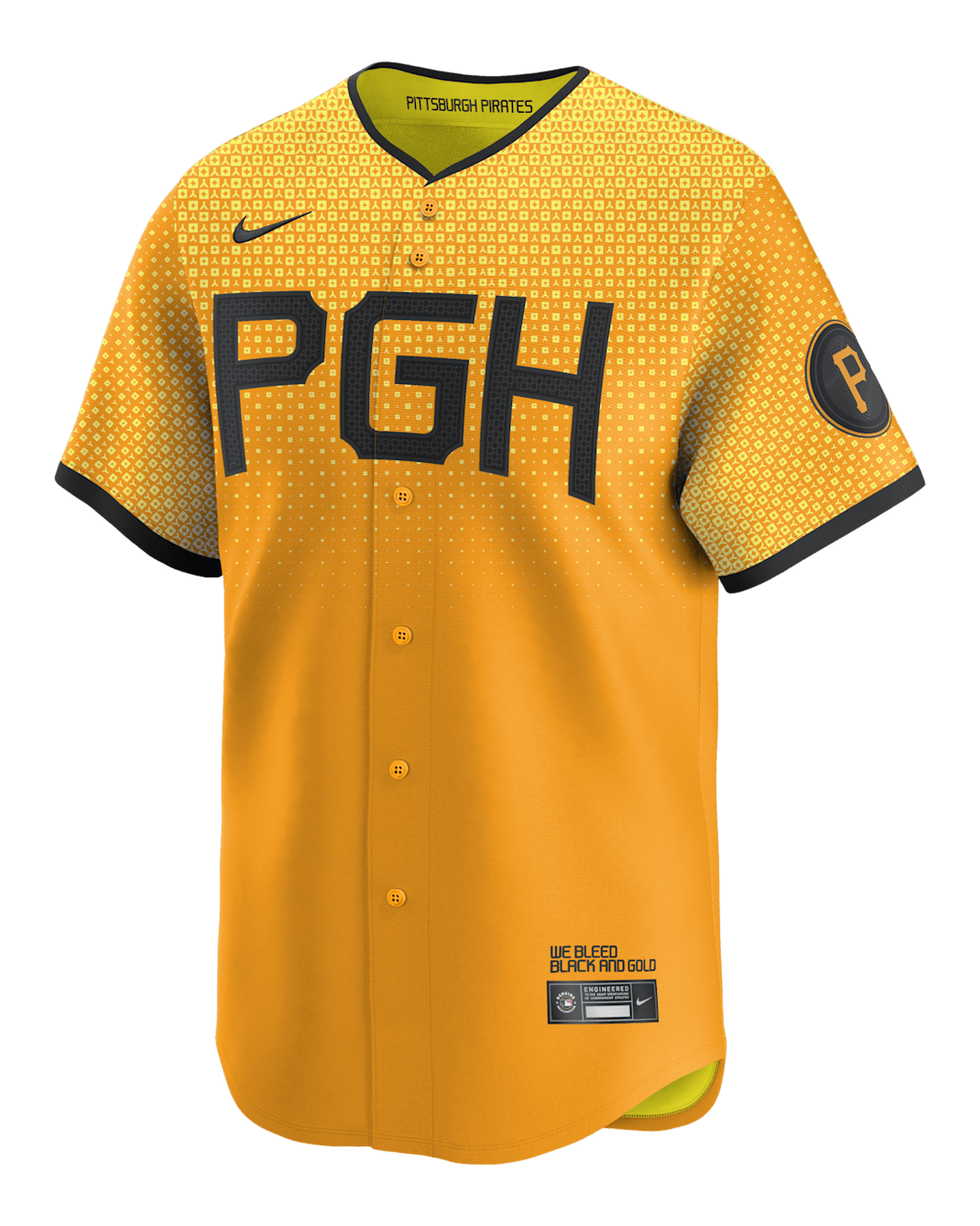 Roberto Clemente Pittsburgh Pirates City Connect Men's Nike Dri-FIT ADV MLB Limited Jersey - Yellow