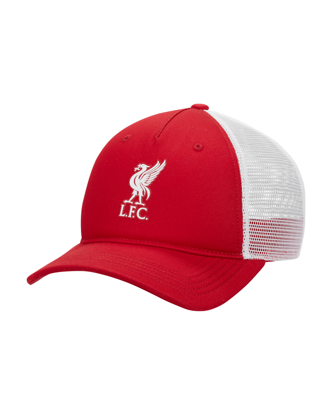 Liverpool F.C. Rise Nike Football Trucker Cap - Gym Red/White/White
