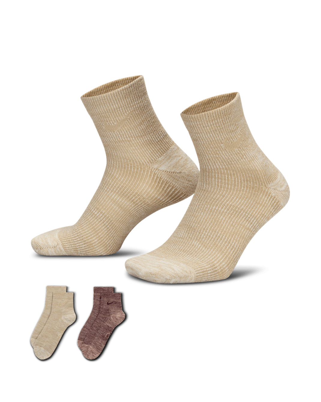 Nike Everyday Cushioned Ankle Socks (2 Pair) - Multi-Color