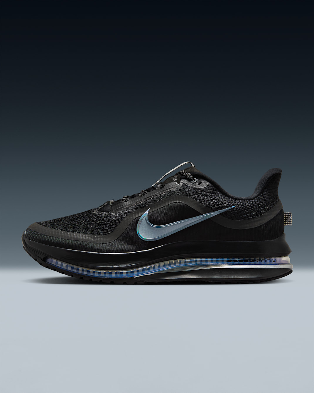Nike Pegasus Premium Men's Road Running Shoes - Black/Metallic Silver/Black