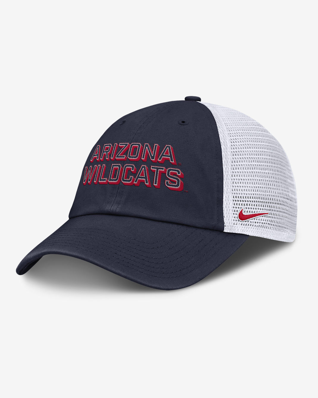 Arizona On-Field Club Gameday Men's Nike College Trucker Adjustable Hat - Navy
