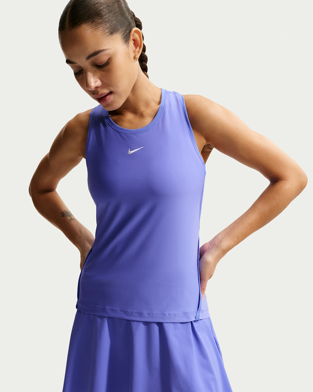 Débardeur de tennis Dri-FIT Nike Victory pour femme - Sapphire/Blanc