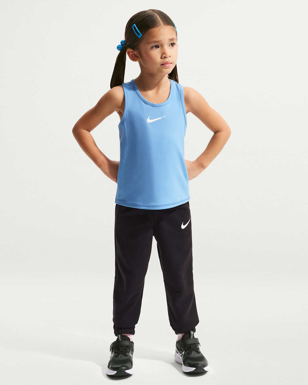 Nike Pro Younger Kids' Dri-FIT Joggers - Black