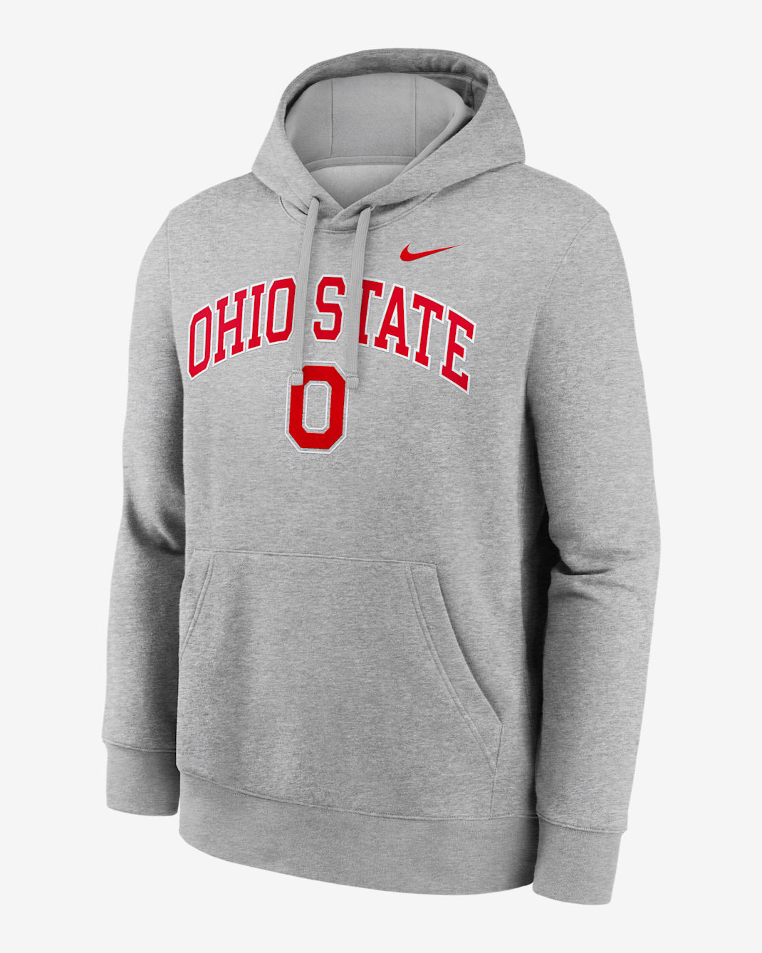 Ohio State Arch Men's Nike College Pullover Hoodie - Grey