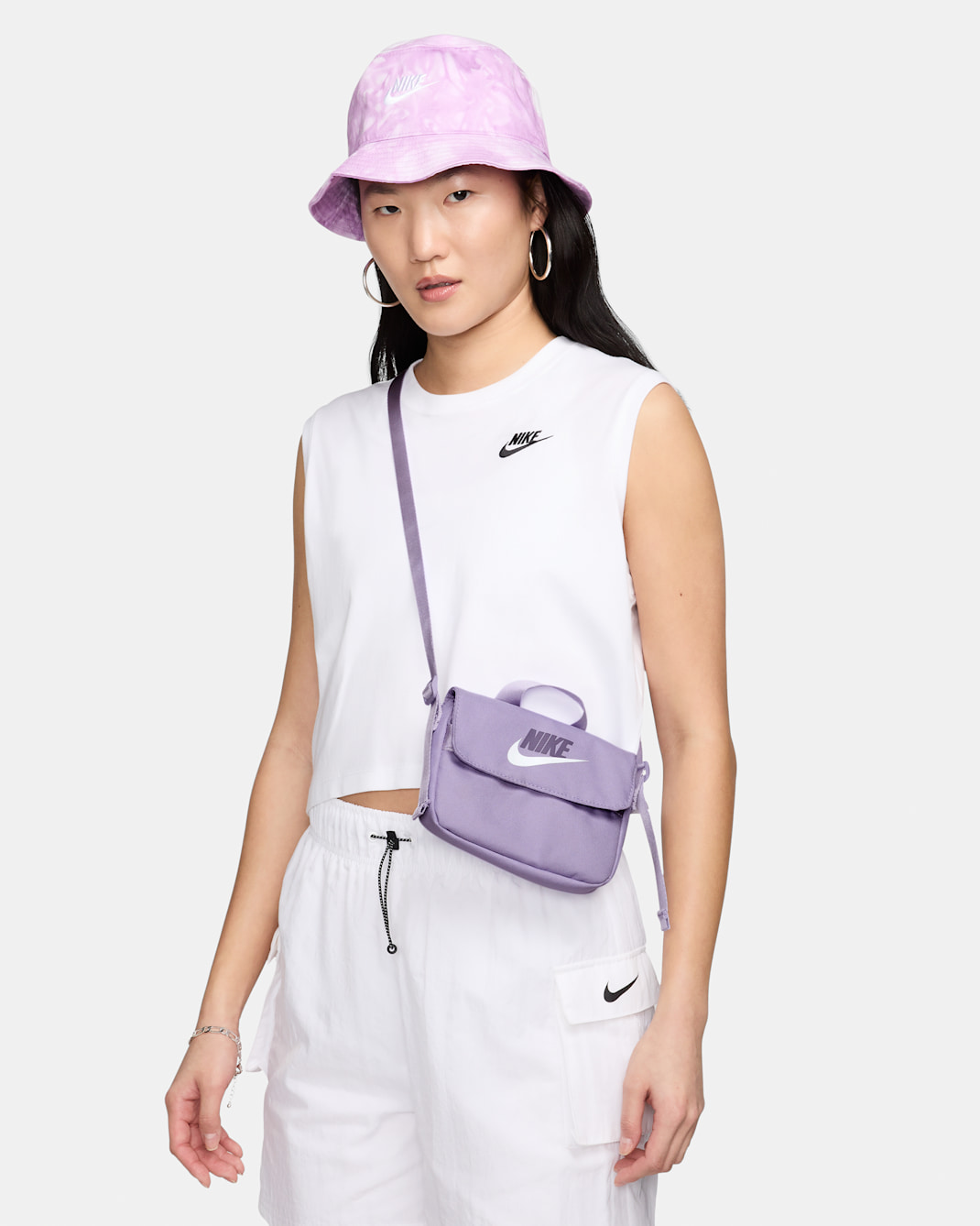 Nike Kids' Cross-Body Bag (1L) - Hydrangeas/Hydrangeas/White