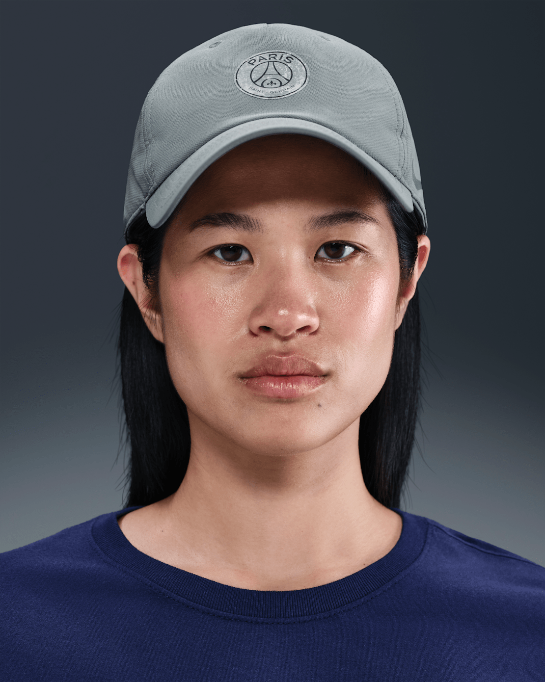 Paris Saint-Germain 2025/2026 Nike Club Cap US CB L Urban - Particle Grey/Anthracite