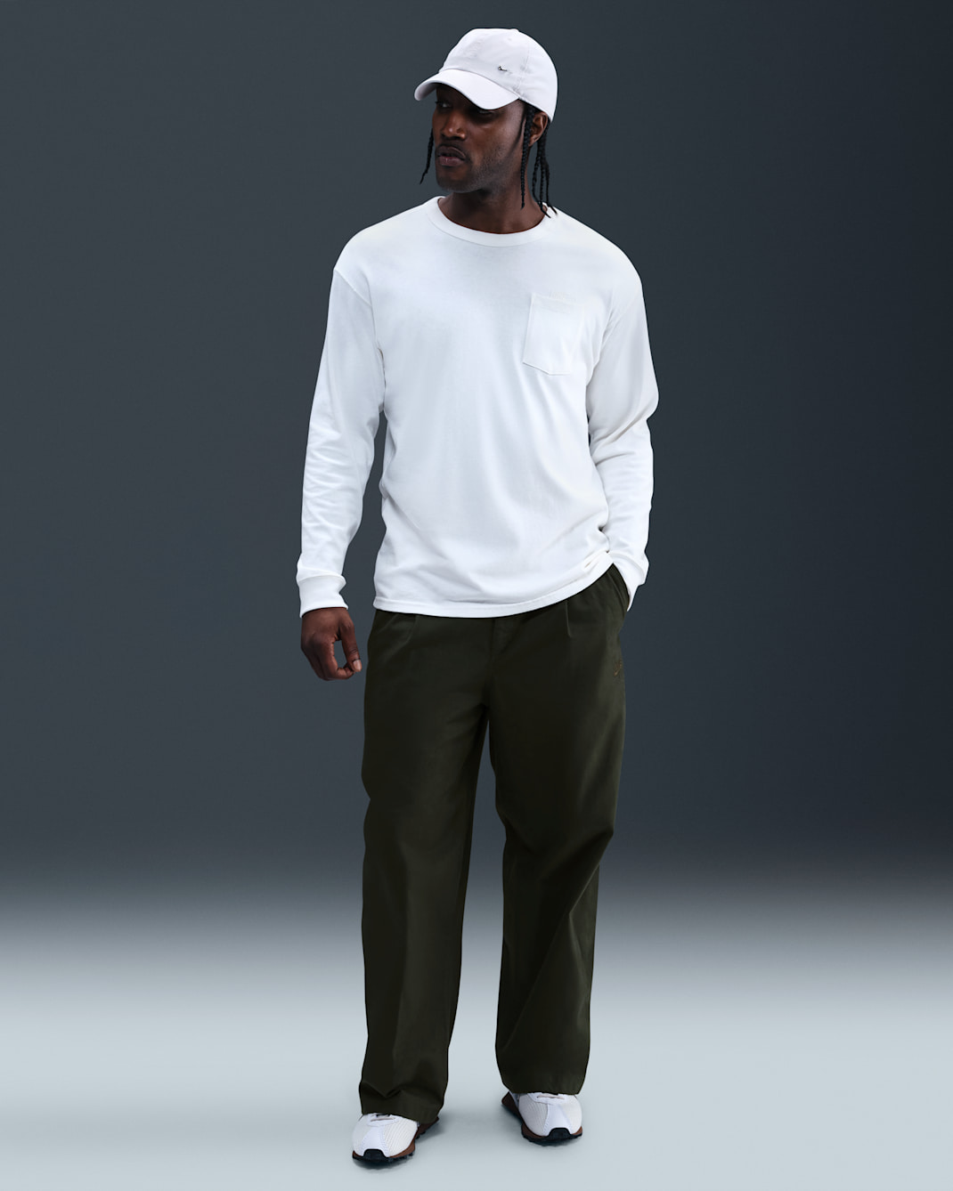 Pants globo de alta densidad para hombre Nike Sportswear Club - Secuoya/Secuoya