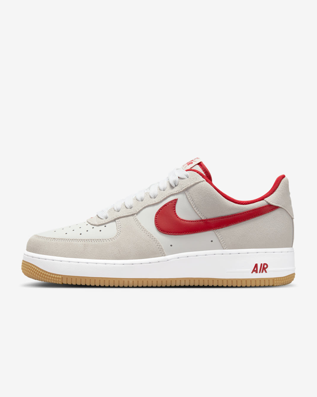 Nike Air Force 1 '07 LV8 男鞋 - Summit White/白色/Gum Yellow/Varsity Red