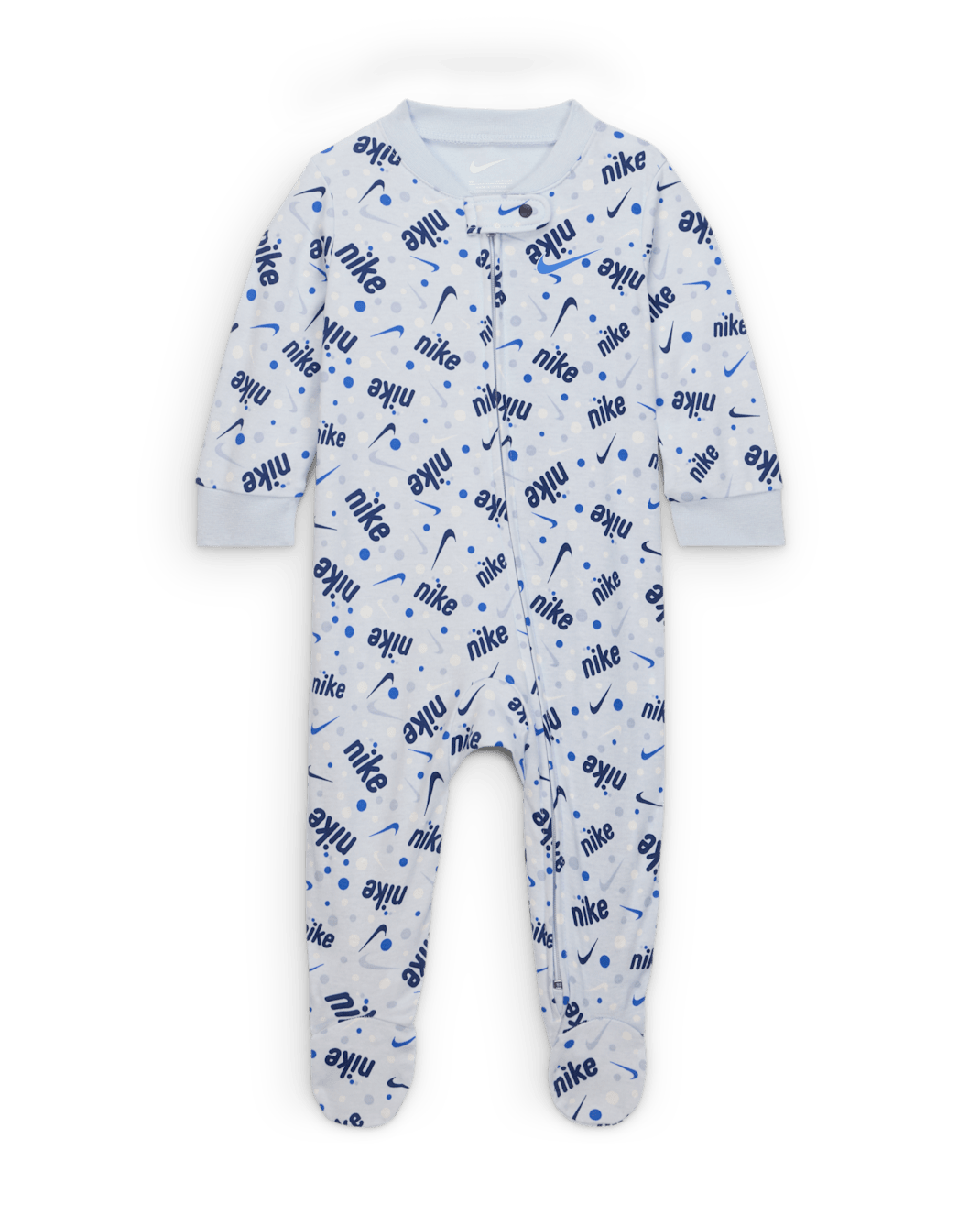 Nike Play For All Baby (0-9M) Printed Footed Coverall - Midnight Navy