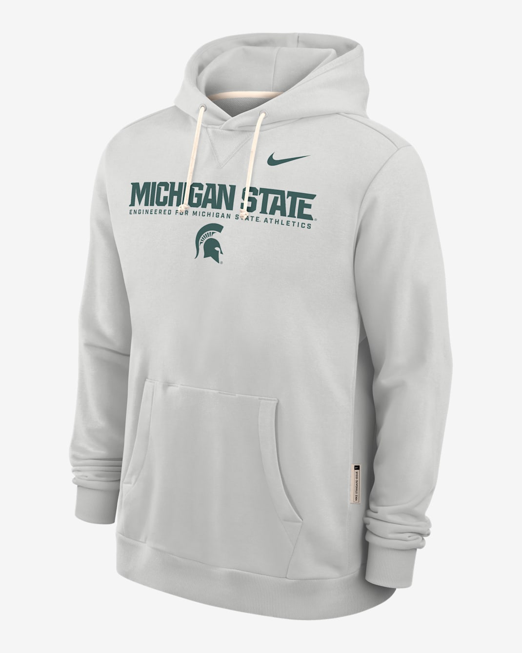Michigan State Sideline Men's Nike Dri-FIT College Pullover Hoodie - Grey