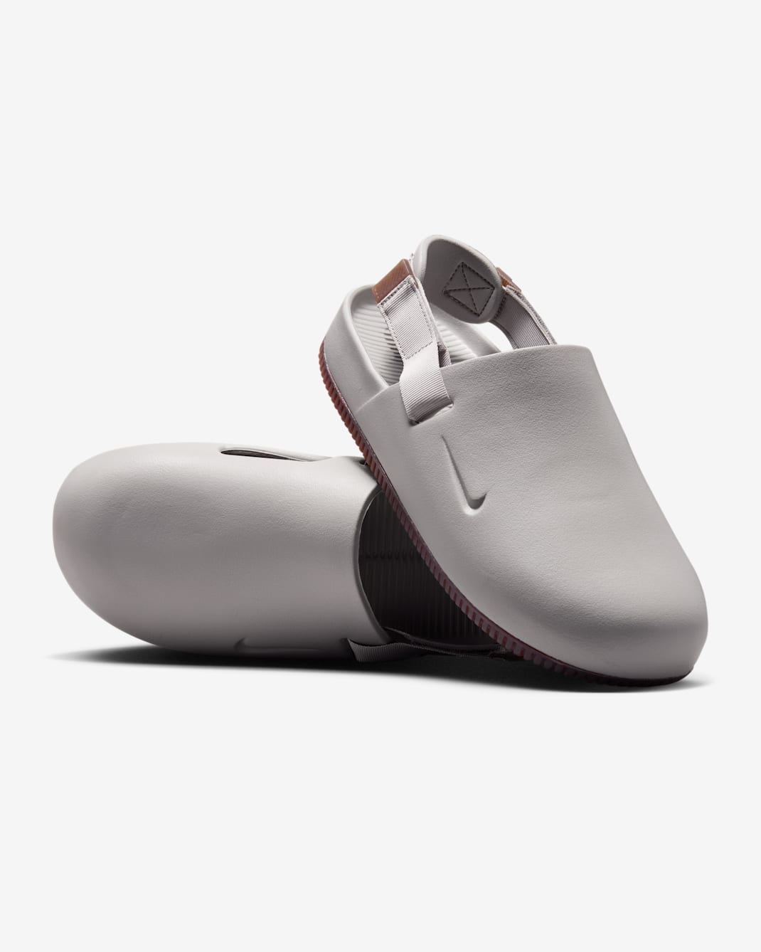 Nike Calm Men's Mules - College Grey/Gum Medium Brown/College Grey