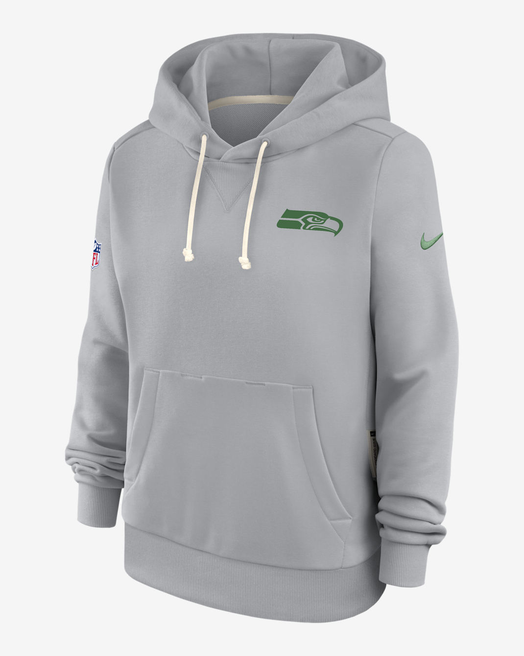 Seattle Seahawks Rivalries Collection Sideline Women's Nike Dri-FIT NFL Pullover Hoodie - Grey