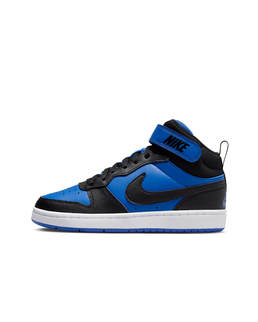 Nike Court Borough Mid 2 Older Kids' Shoes - Game Royal/White/Black