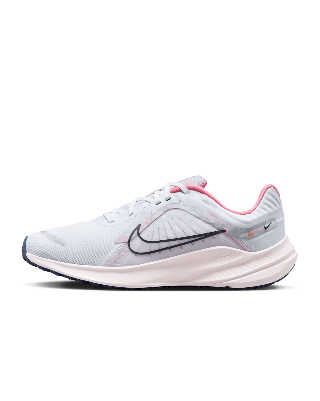 Nike Quest 5 Premium Women's Road Running Shoes - White/Pearl Pink/Coral Chalk/Midnight Navy