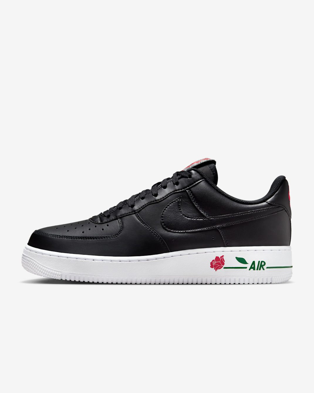 Tenis Nike Air Force 1 '07 LX - Negro/Blanco/Rojo universitario/Negro