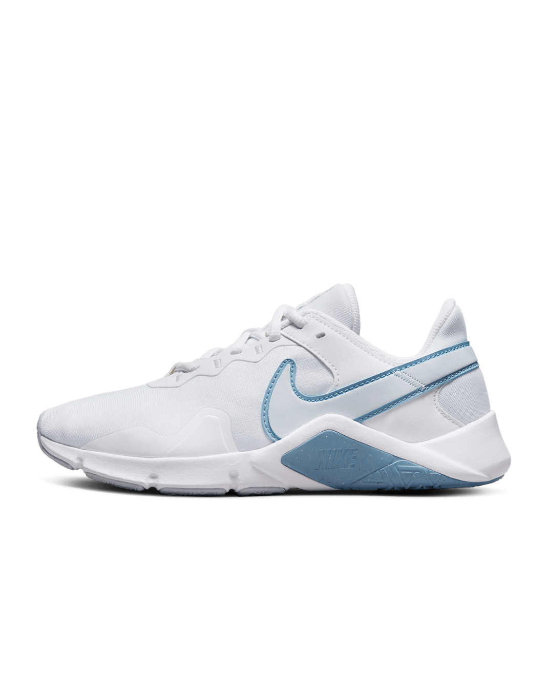 Nike Legend Essential 2 Women's Workout Shoes - White/Aura/Phantom/Worn Blue