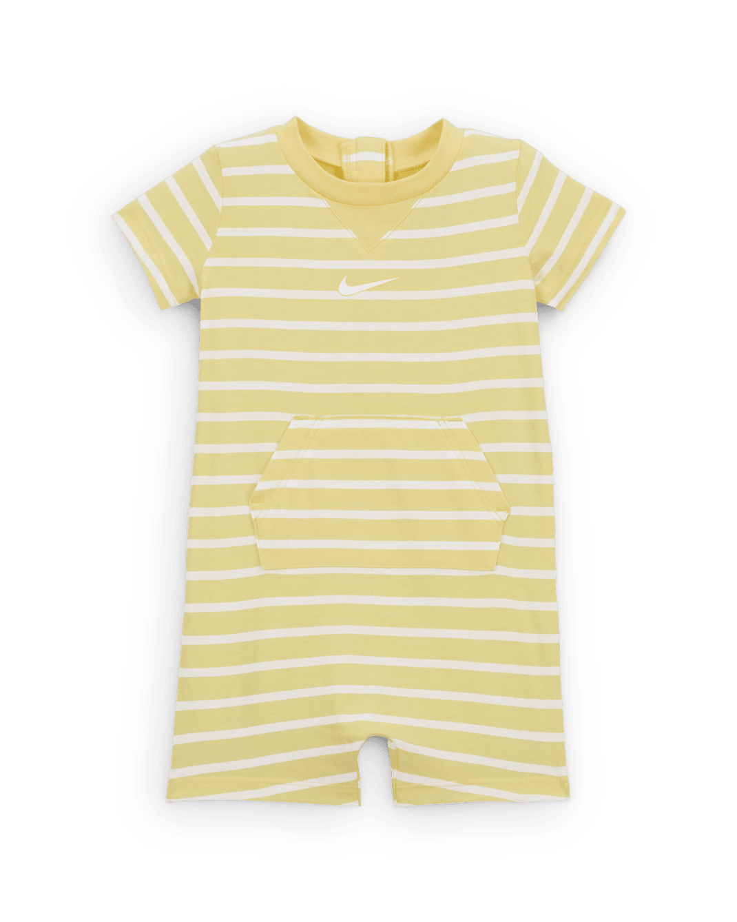 Nike Essentials Baby (0-9M) Short Sleeve Romper - Soft Yellow