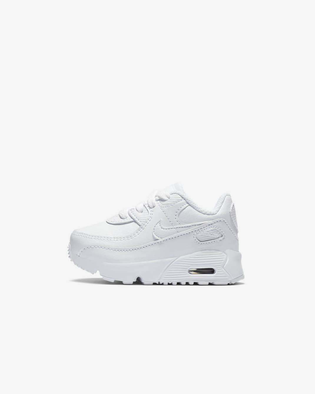 Nike Air Max 90 LTR Baby/Toddler Shoes - White/Metallic Silver/White/White