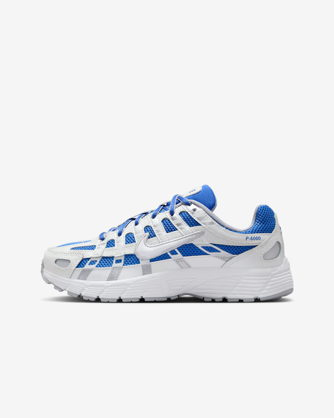 Nike P-6000 Big Kids' Shoes - Hyper Royal/Summit White/Metallic Silver/White