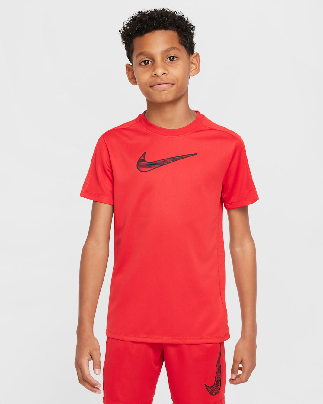 Nike Trophy23 Big Kids' Dri-FIT Short-Sleeve Top - University Red/University Red/Black