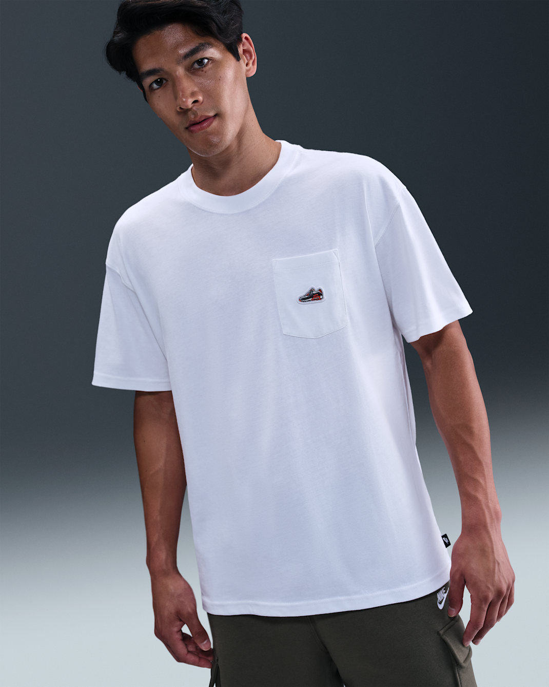ナイキ スポーツウェア メンズ エア マックス 90 パッチ Tシャツ - ホワイト