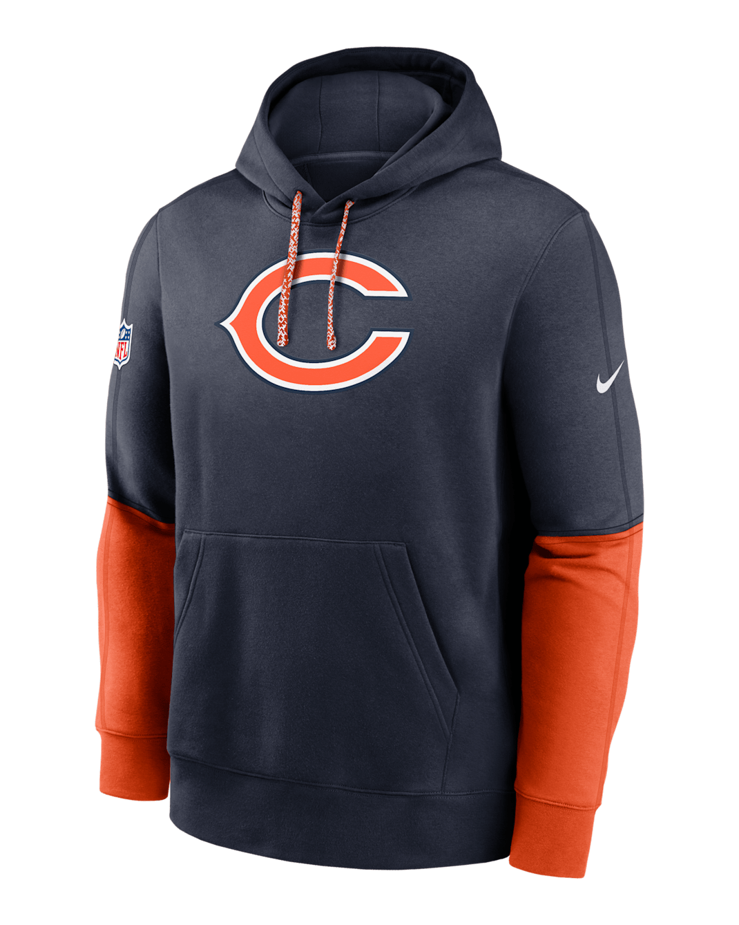 Chicago Bears Sideline Team Issue Club Men's Nike NFL Pullover Hoodie - Marine