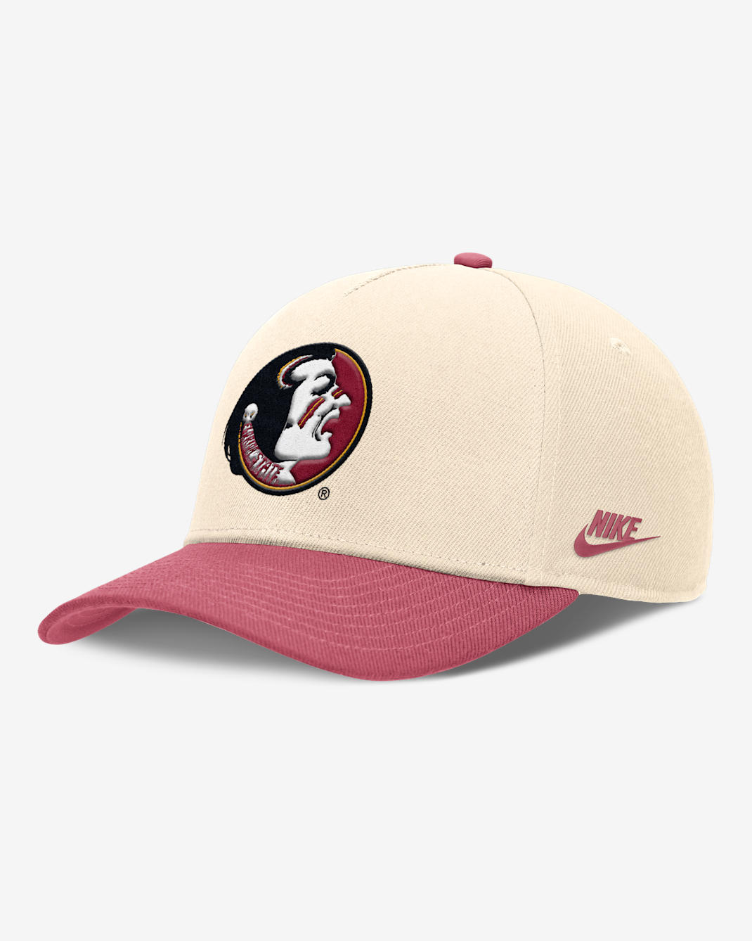 Florida State Primetime Rise Academic Men's Nike Dri-FIT College Adjustable Hat - Natural